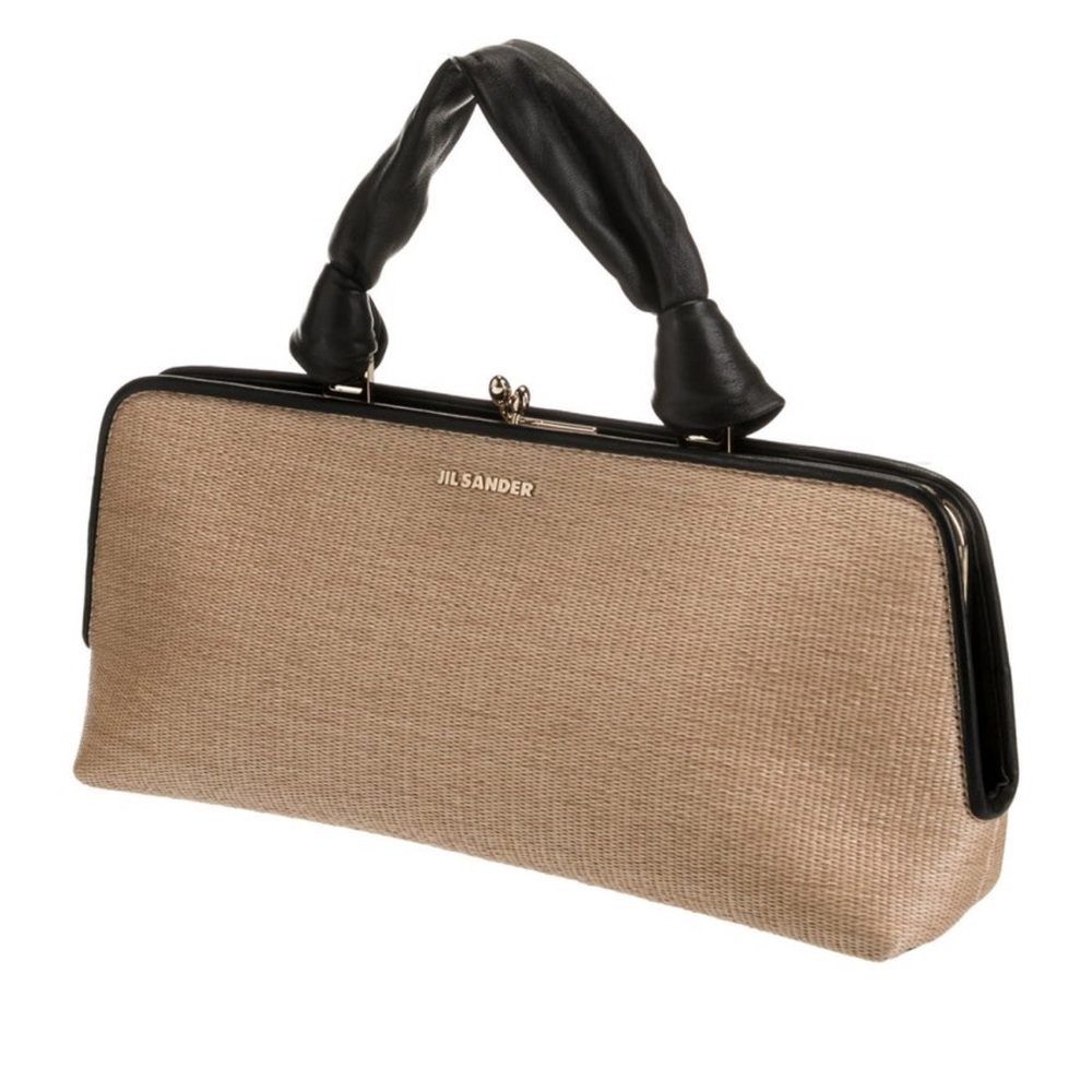 Jil Sander Raffia Top Handle bag